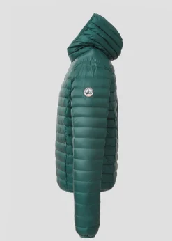 Doudoune légère à capuche Vert forêt Nico