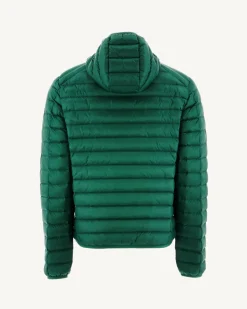 Doudoune légère à capuche Vert foncé Nico