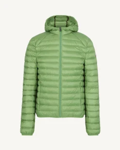 Doudoune légère à capuche Vert fougère Nico