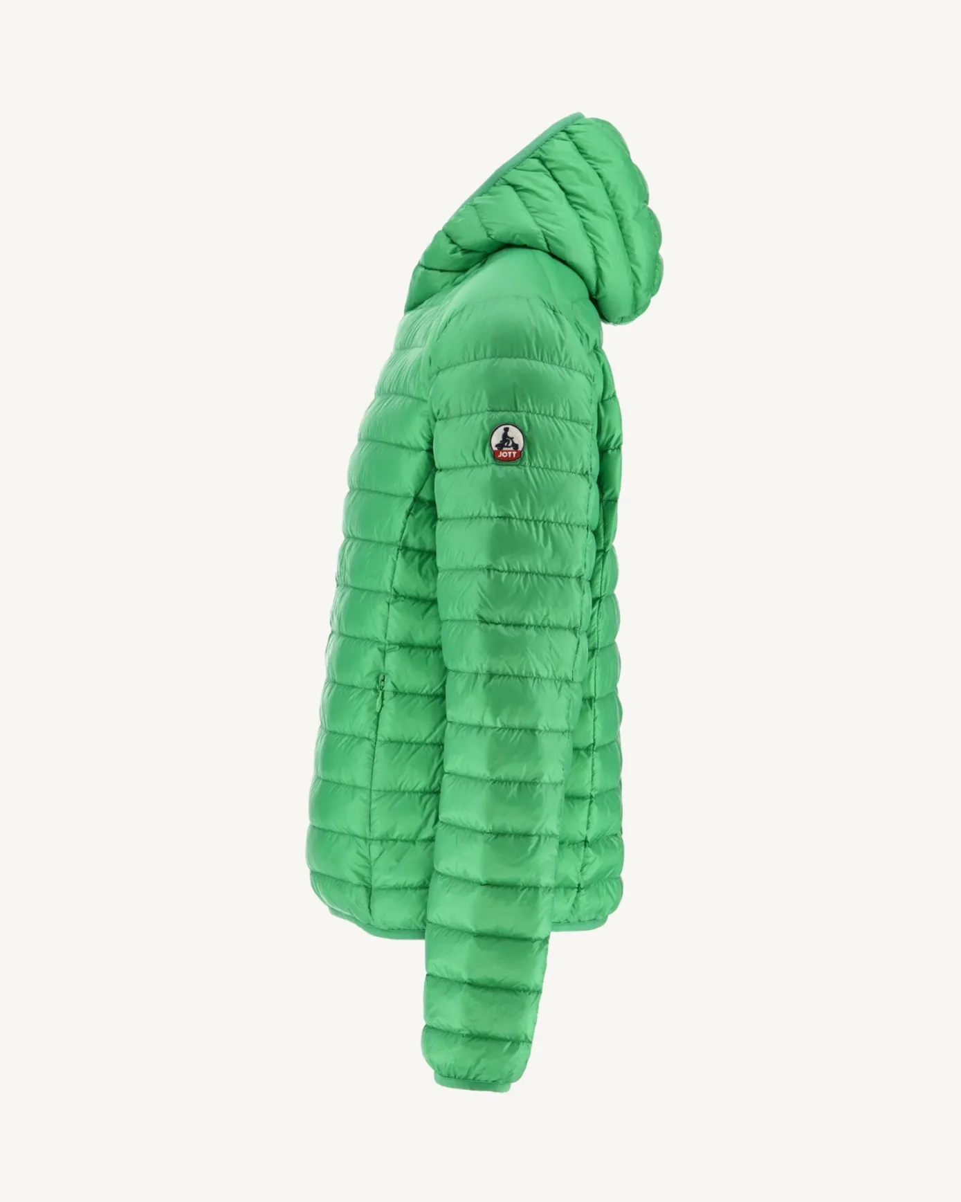 Doudoune légère à capuche Vert Nico