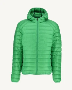 Doudoune légère à capuche Vert Nico