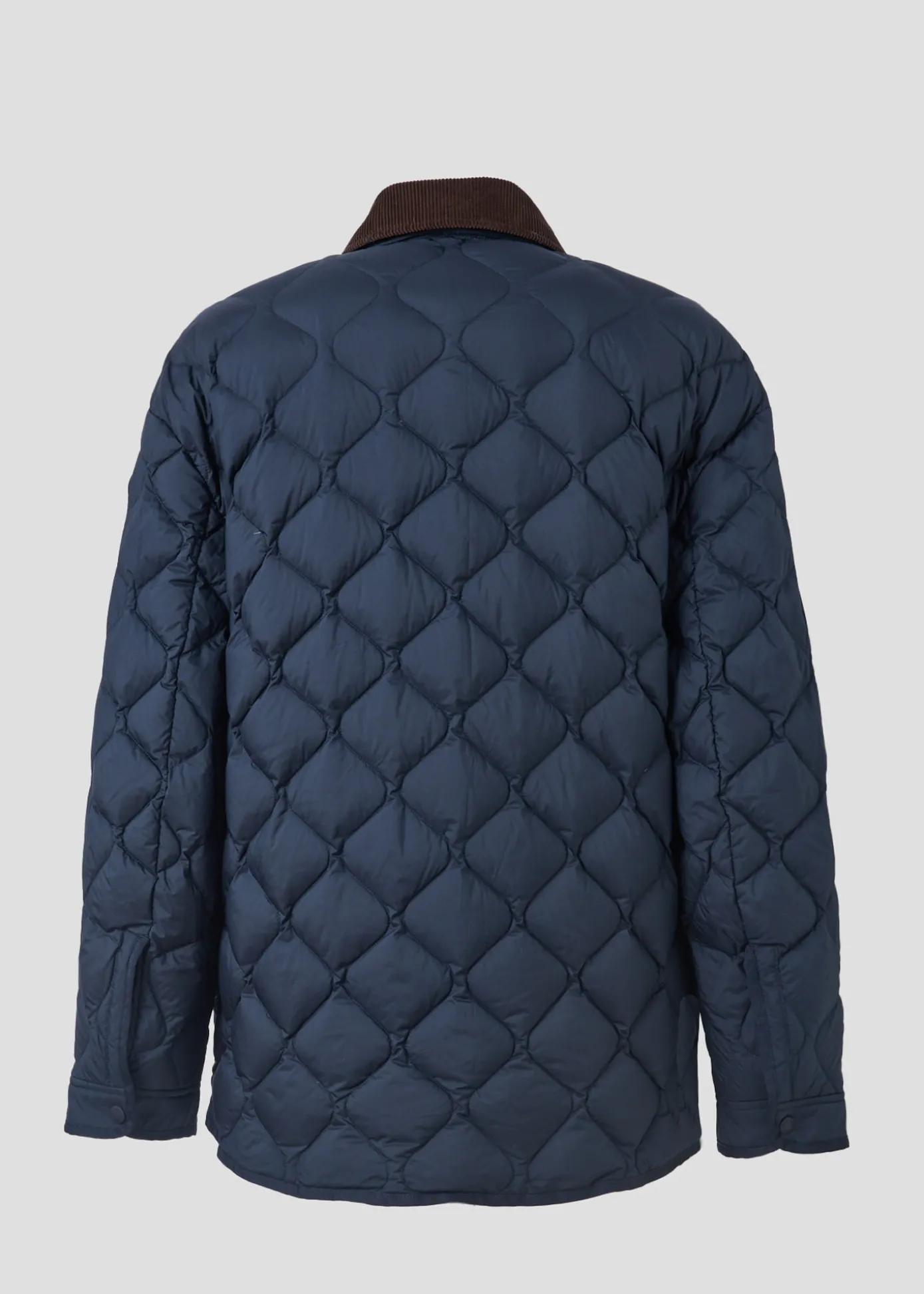 Doudoune légère col chemise Bleu nuit Echo