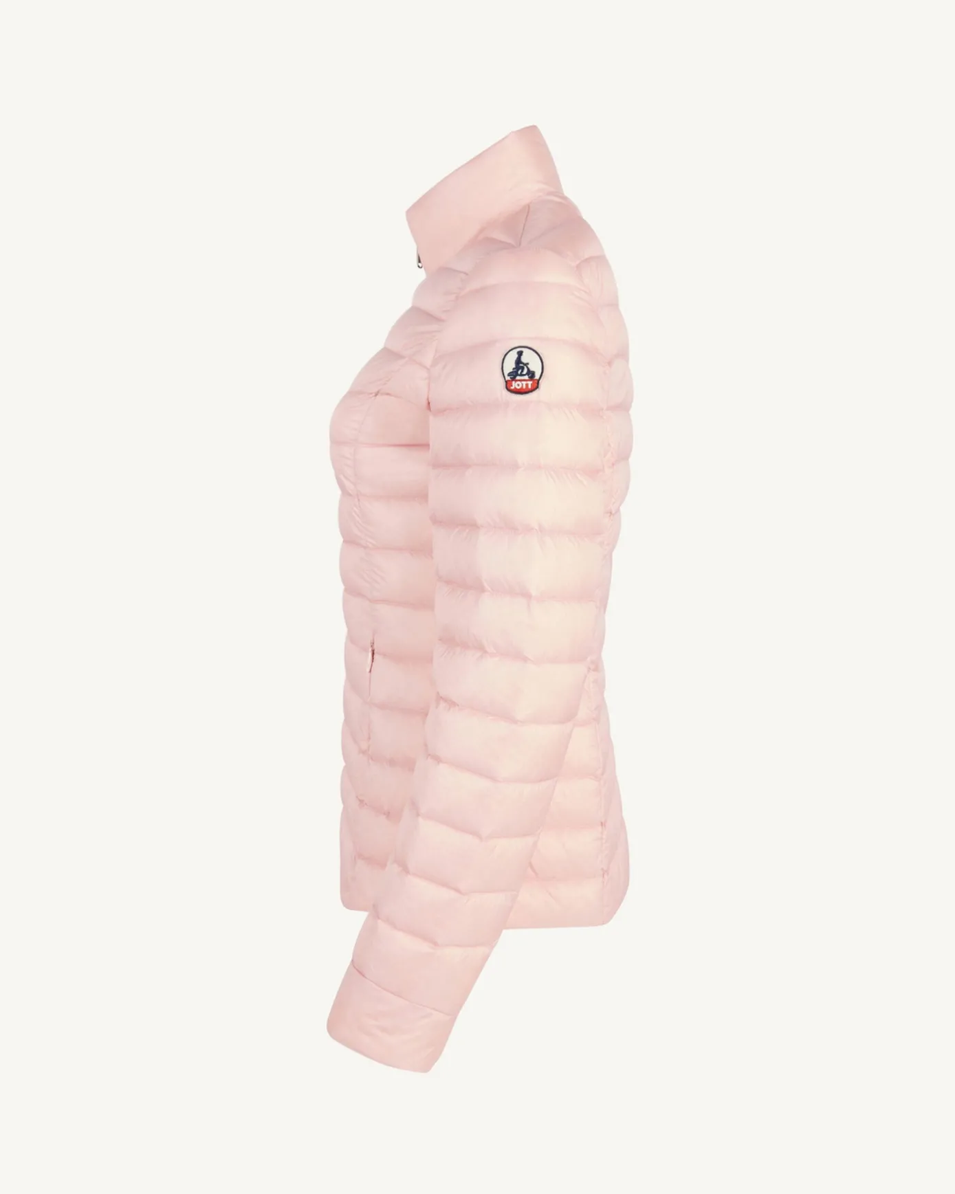 Doudoune légère Rose pêche Cha