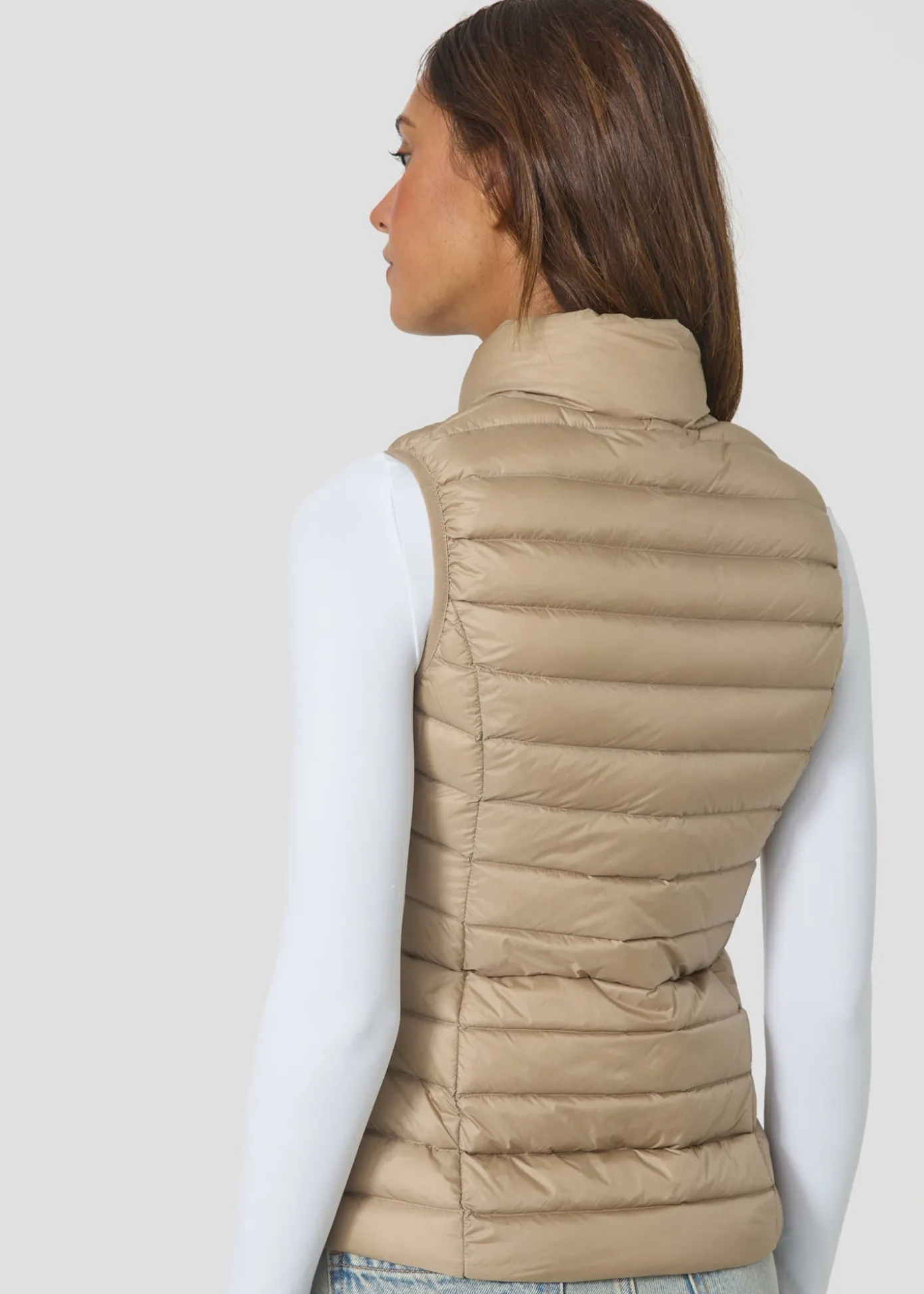 Doudoune légère sans manches Beige Seda