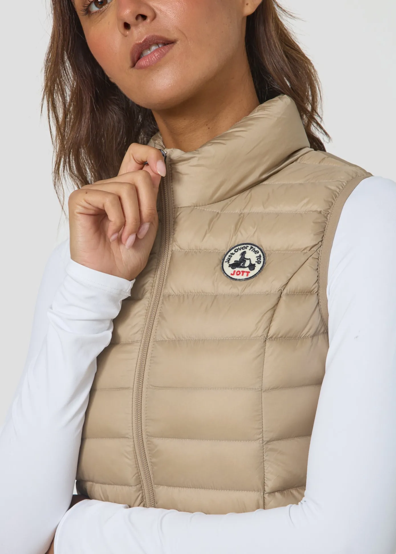 Doudoune légère sans manches Beige Seda