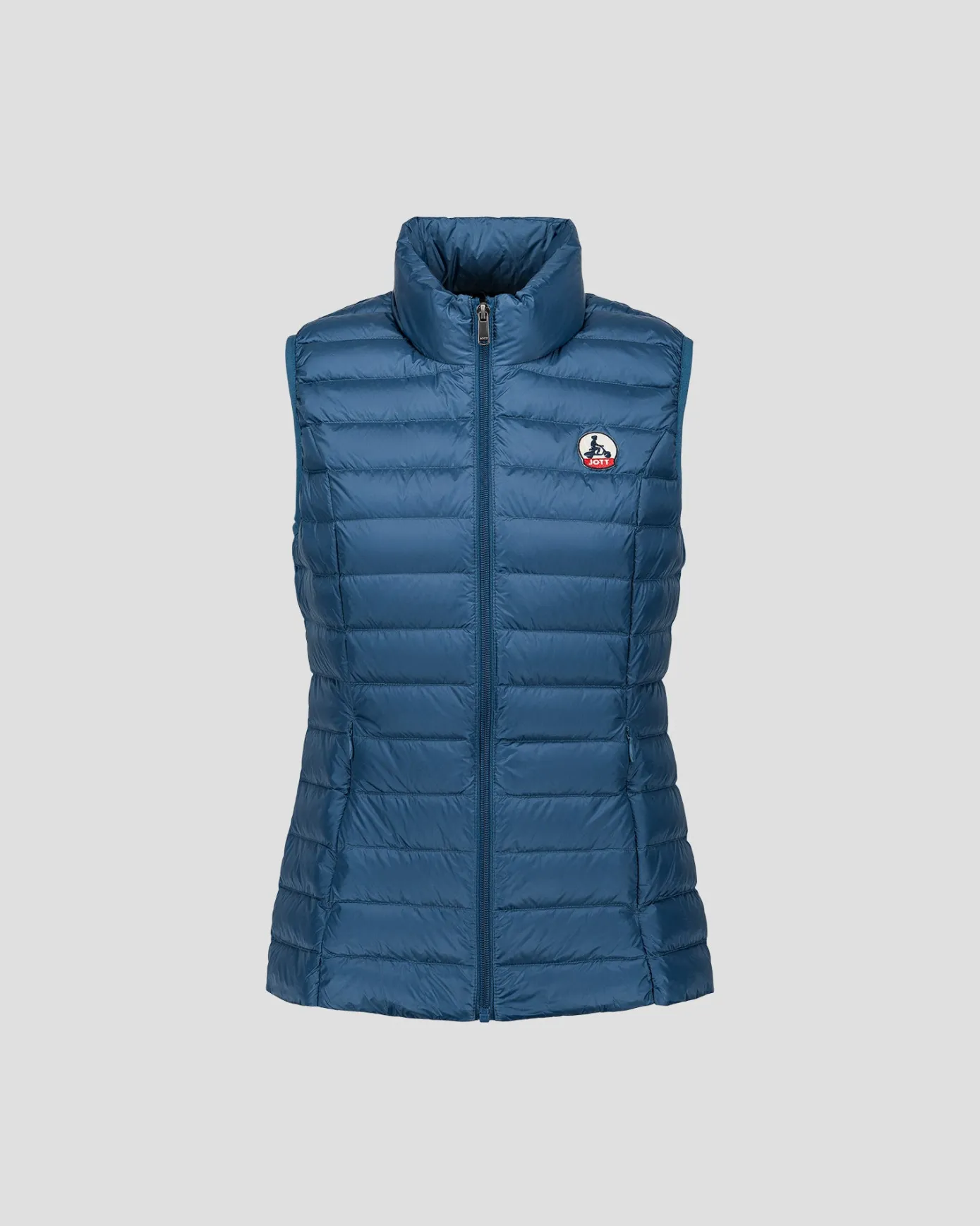 Doudoune légère sans manches Bleu jeans Seda