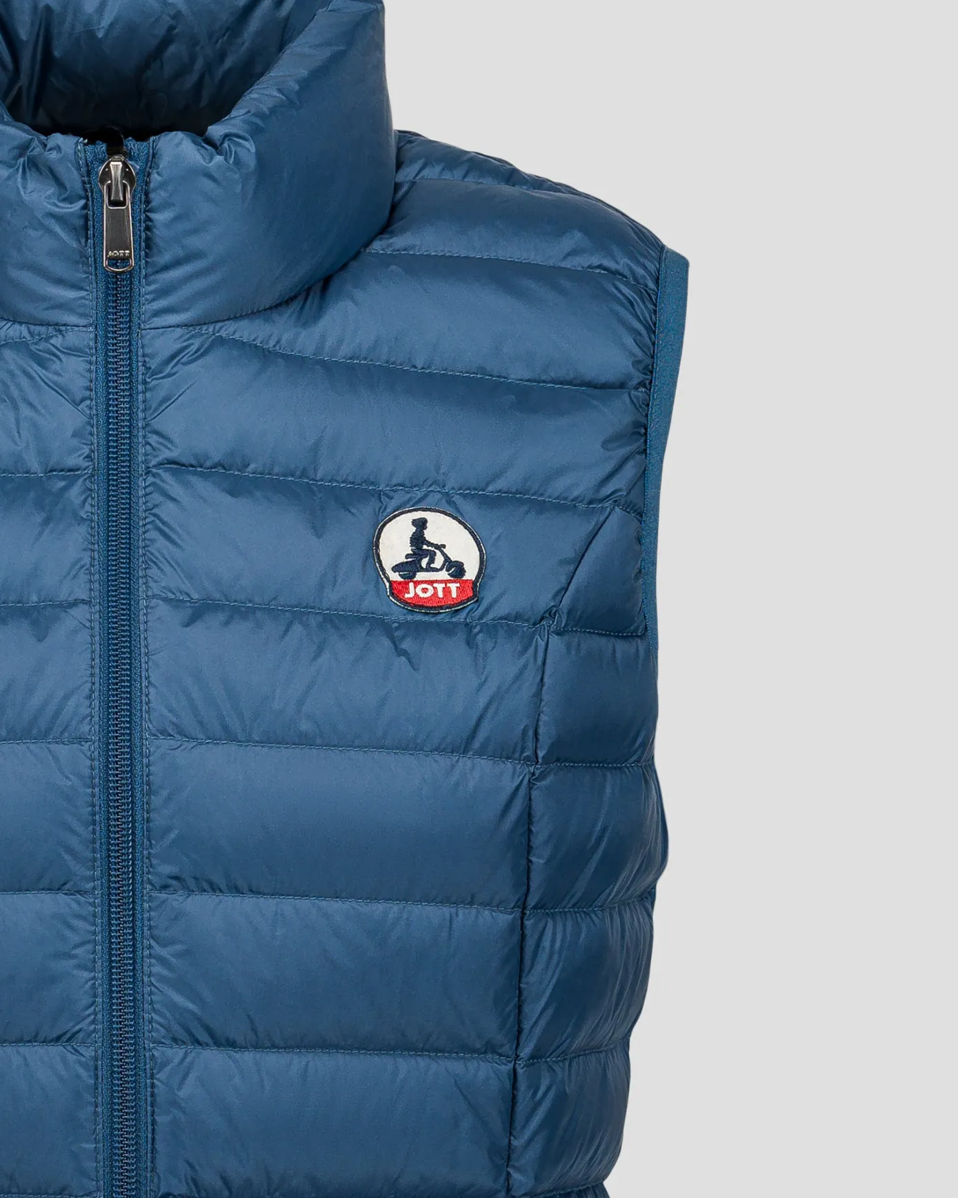 Doudoune légère sans manches Bleu jeans Seda