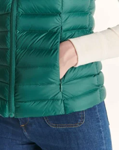 Doudoune légère sans manches Vert foncé Seda