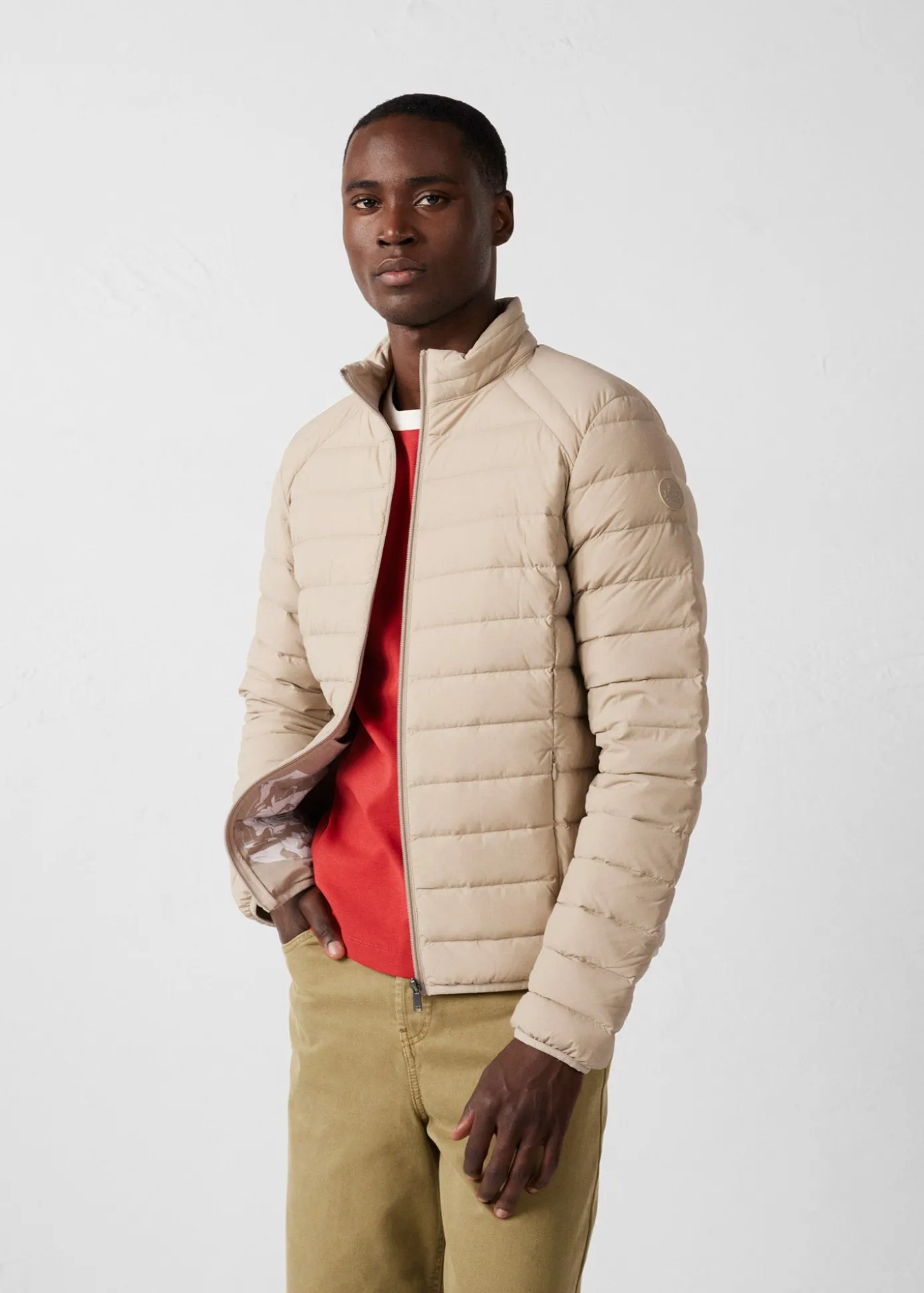 Doudoune légère stretch Beige Aragon