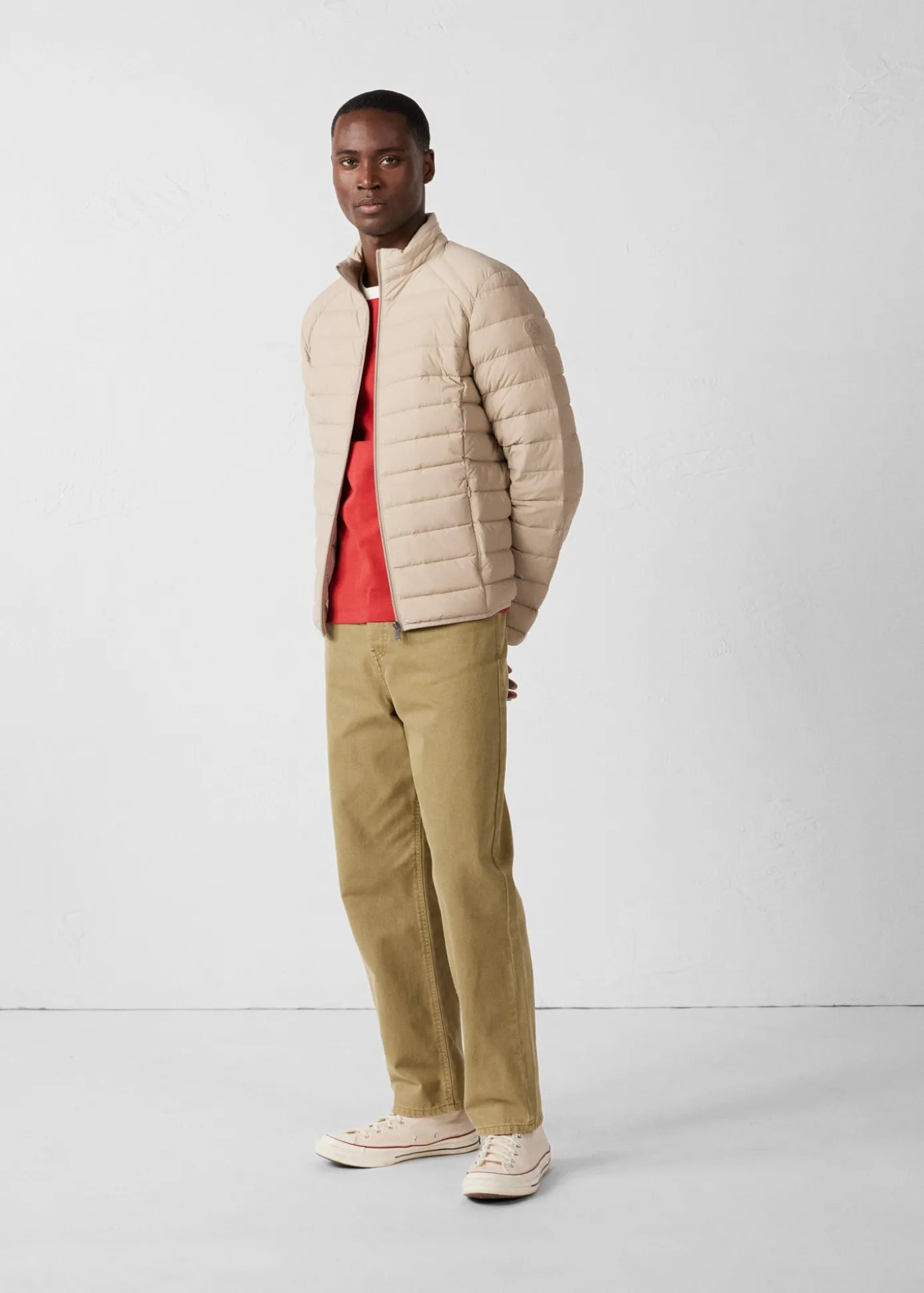 Doudoune légère stretch Beige Aragon