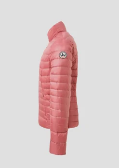 Doudoune légère Velours rose Cha