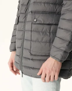 Doudoune longue Anthracite Luc