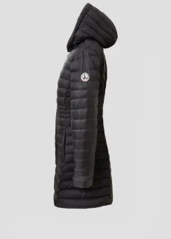 Doudoune longue à capuche Noir Vero 2.0