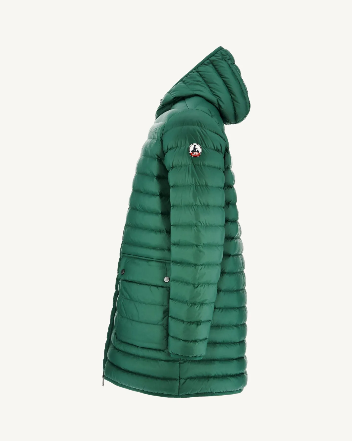 Doudoune longue à capuche Vert foncé Luc