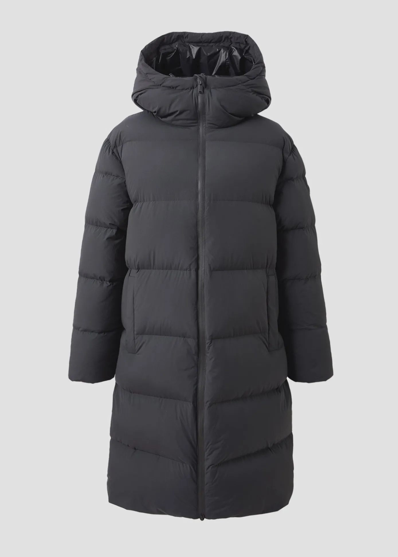 Doudoune longue oversize Noir Mikkeli