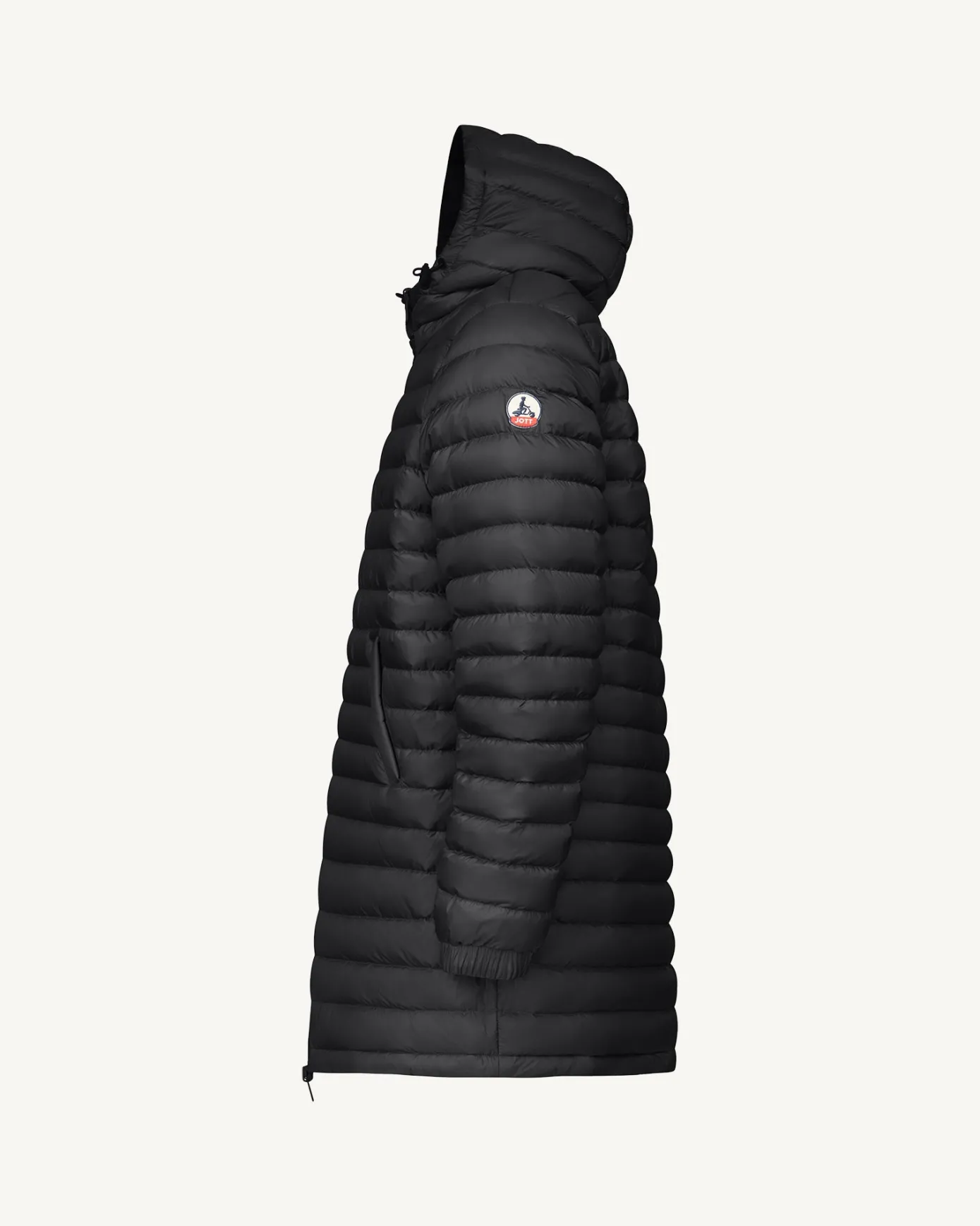 Doudoune longue réversible à capuche Noir Amsterdam 2.0