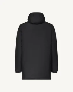 Doudoune longue réversible à capuche Noir Amsterdam 2.0