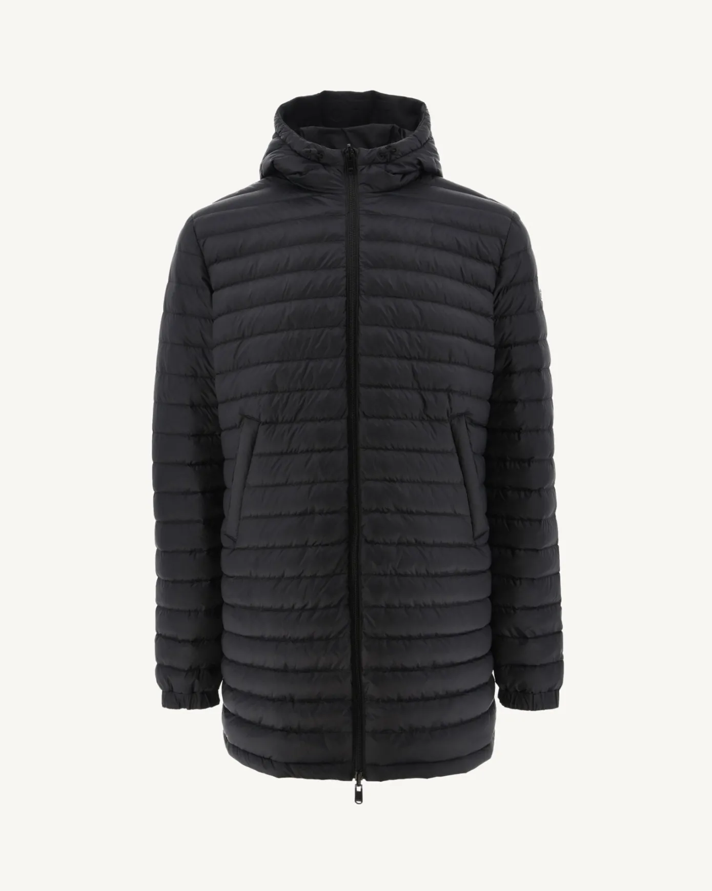 Doudoune longue réversible à capuche Noir Amsterdam
