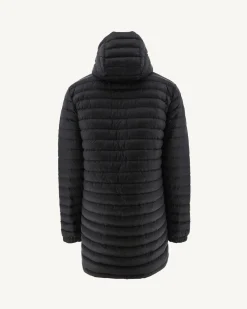 Doudoune longue réversible à capuche Noir Amsterdam