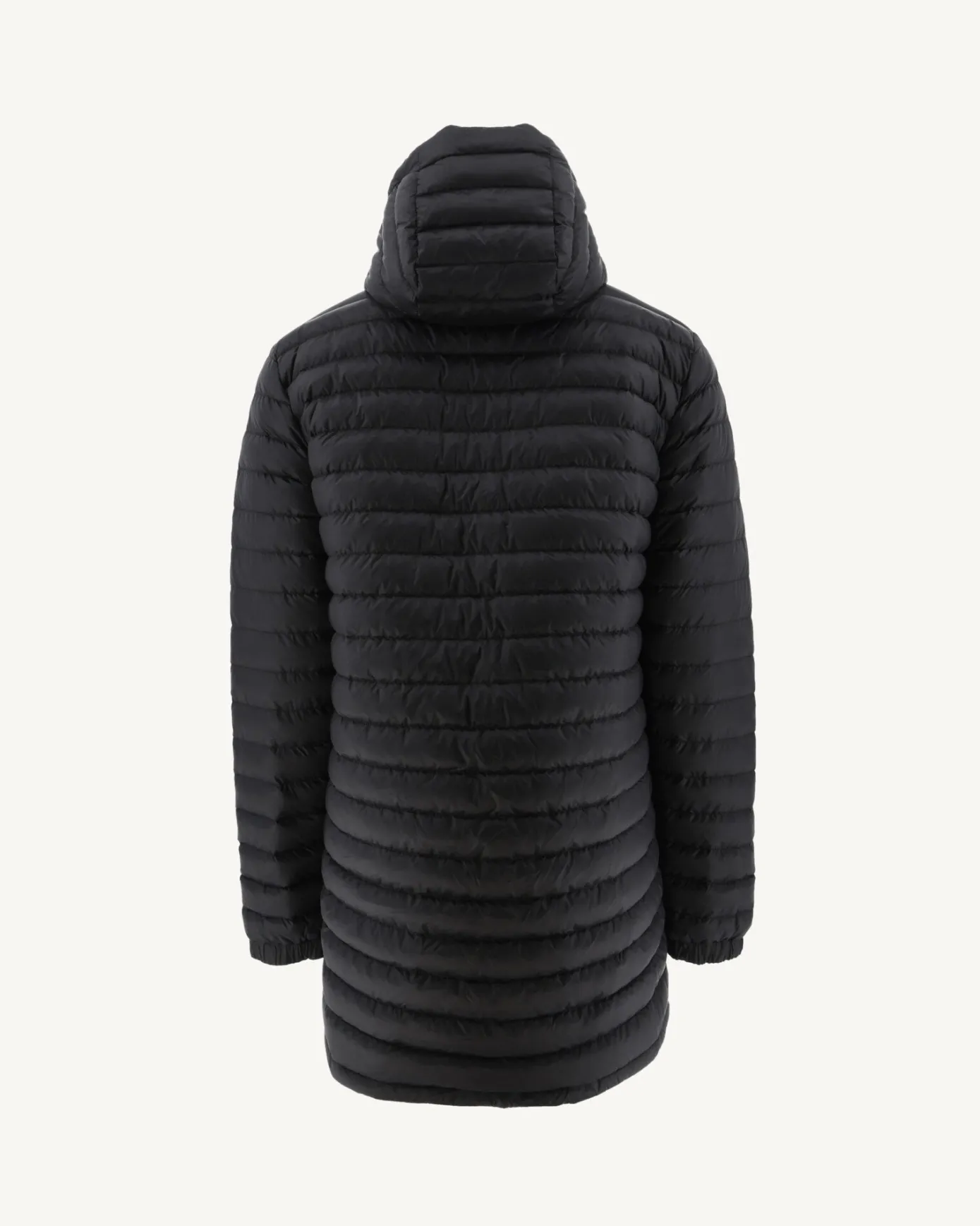 Doudoune longue réversible à capuche Noir Amsterdam
