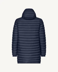 Doudoune longue réversible à capuche Marine Amsterdam 2.0