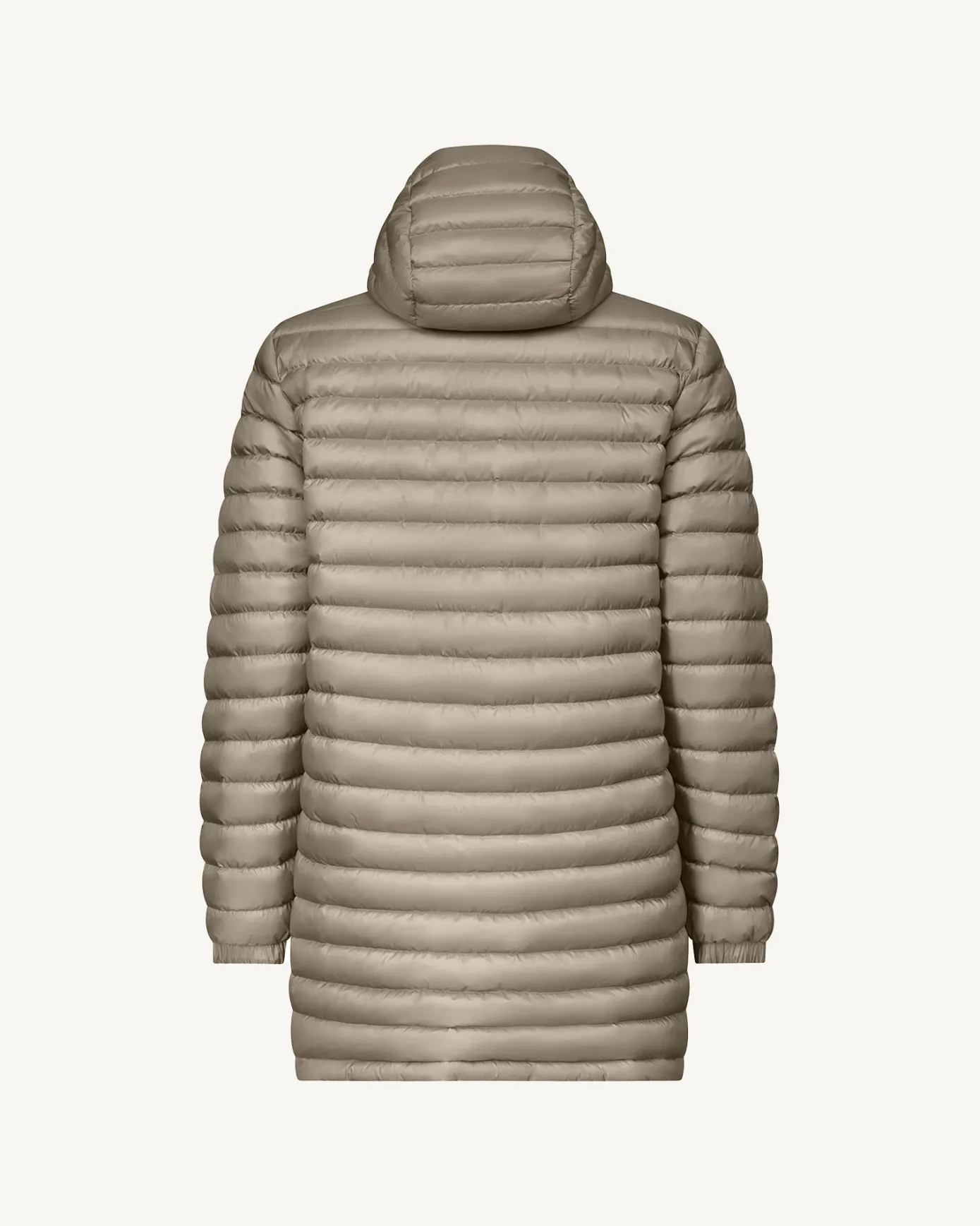 Doudoune longue réversible à capuche Army/Beige Amsterdam 2.0