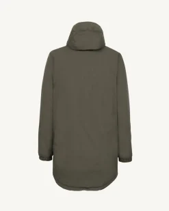 Doudoune longue réversible à capuche Army/Beige Amsterdam 2.0