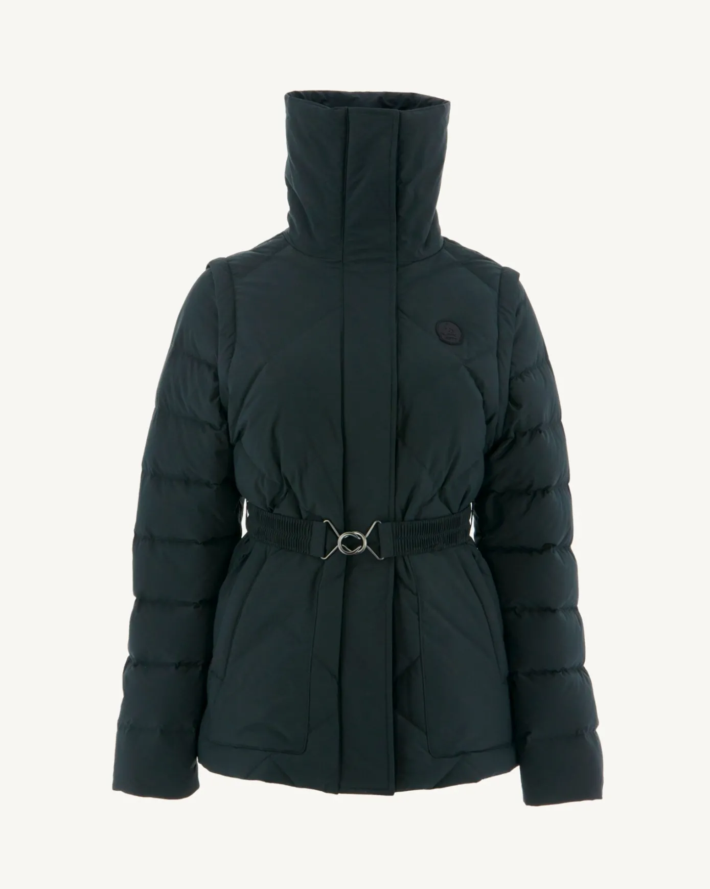Doudoune manches amovibles Noir Anita