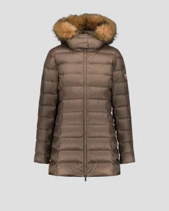 Doudoune mi-longue Grand Froid Taupe Perle