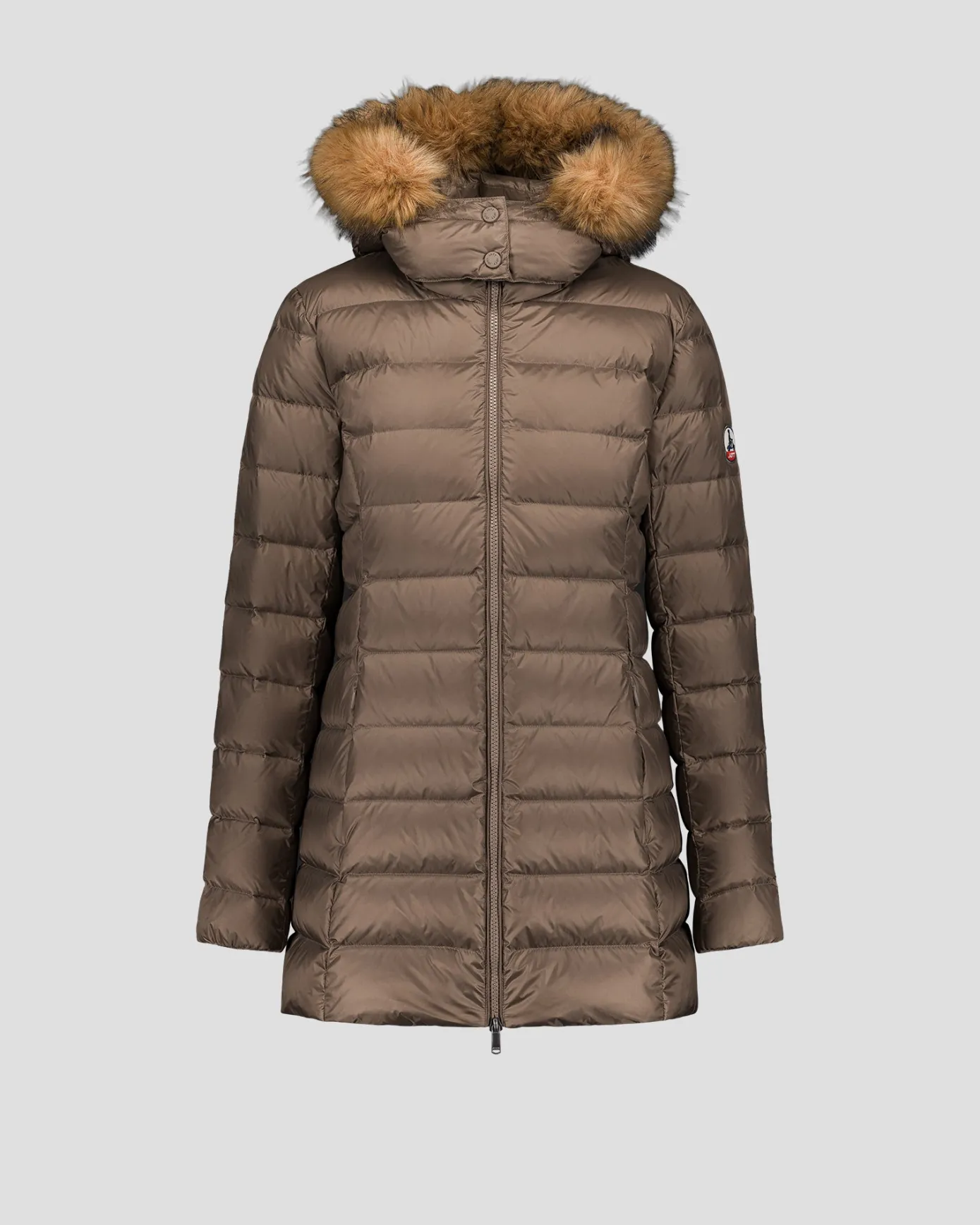 Doudoune mi-longue Grand Froid Taupe Perle