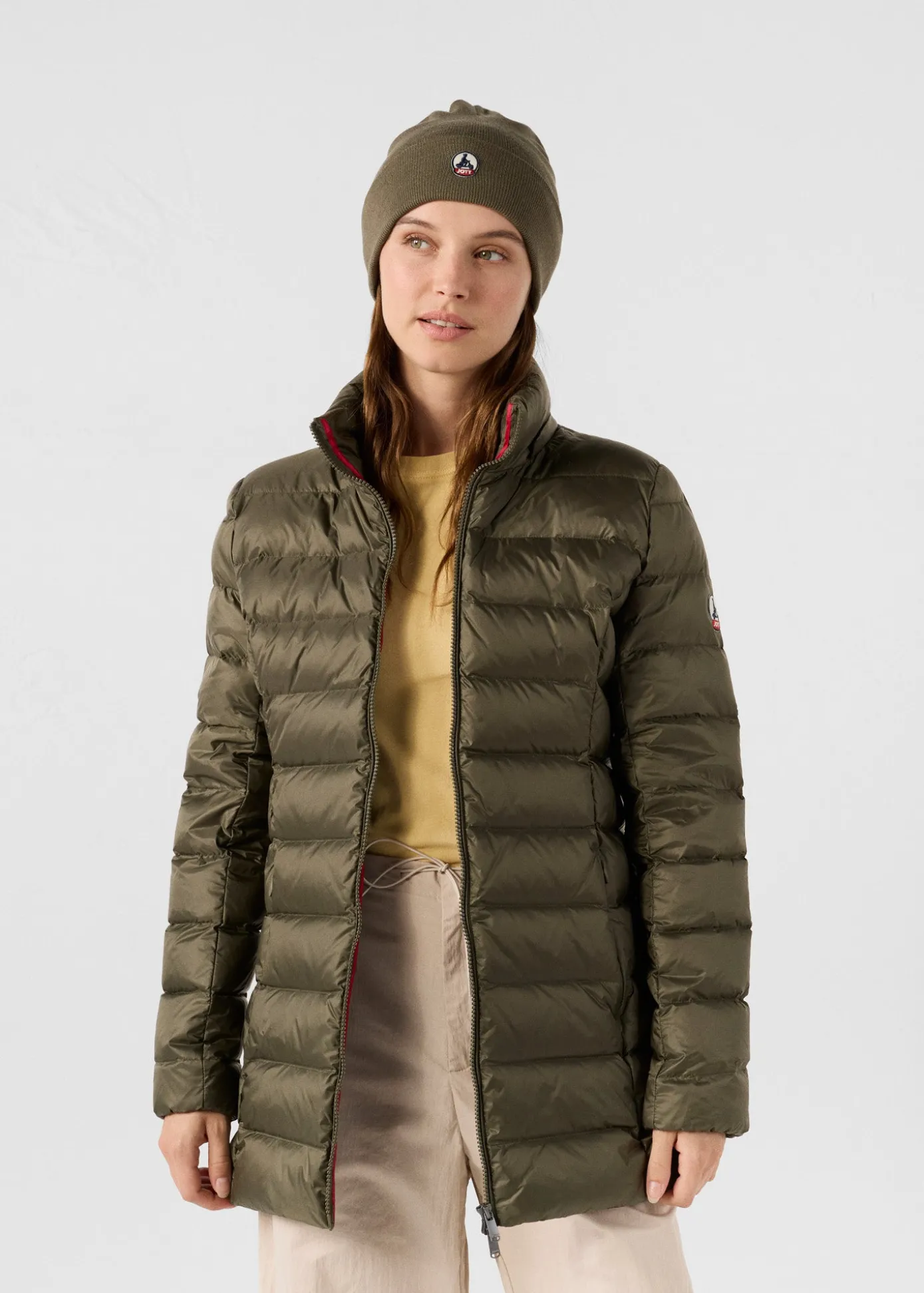 Doudoune mi-longue Grand Froid Army Perle