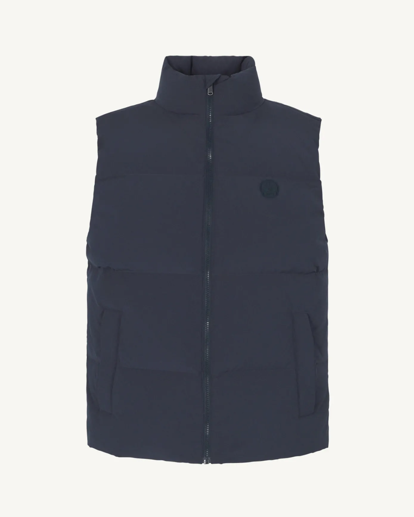 Doudoune mixte sans manches esprit 'Puffer' Marine Nagano
