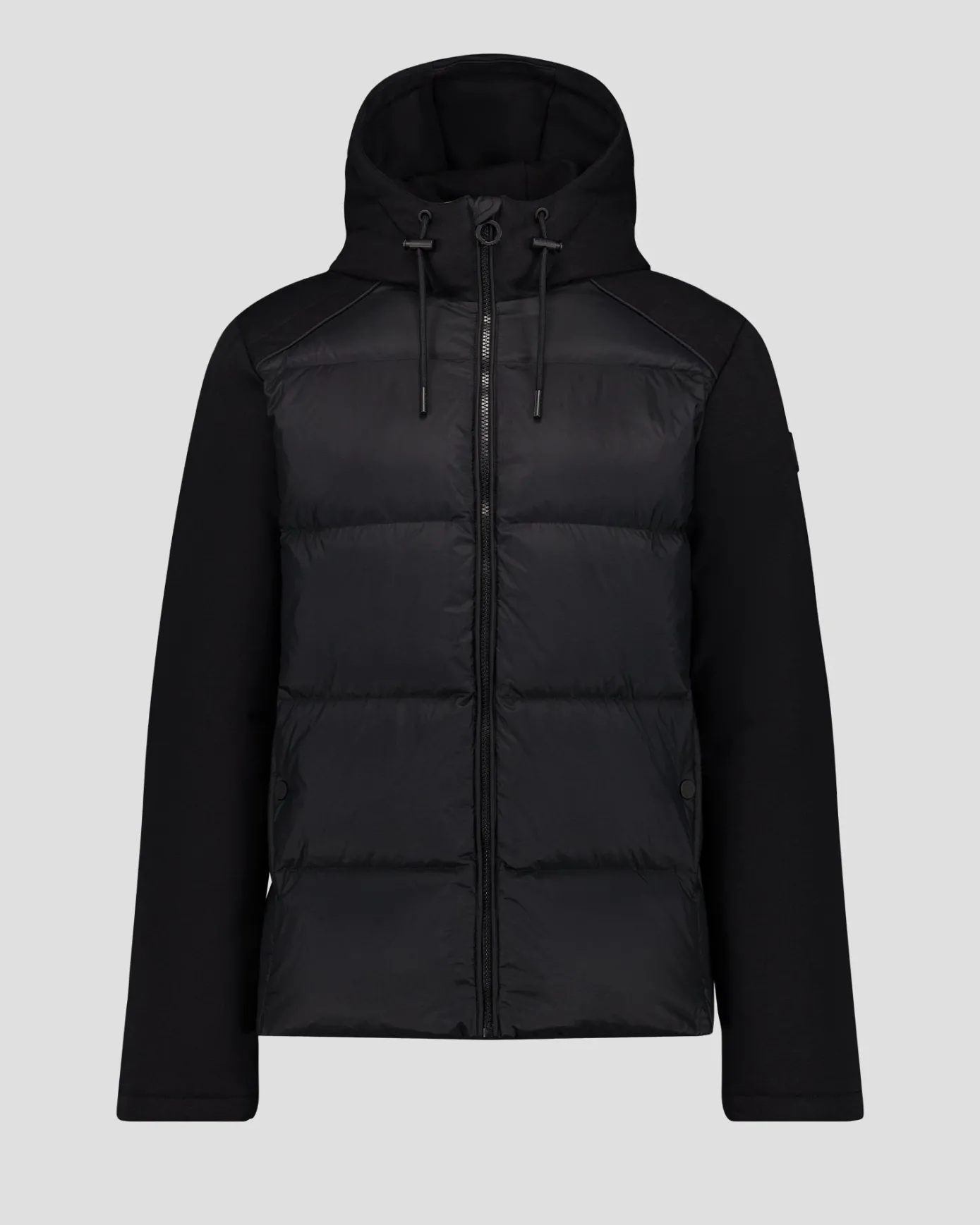 Doudoune puffer bi-matière Noir Thunder