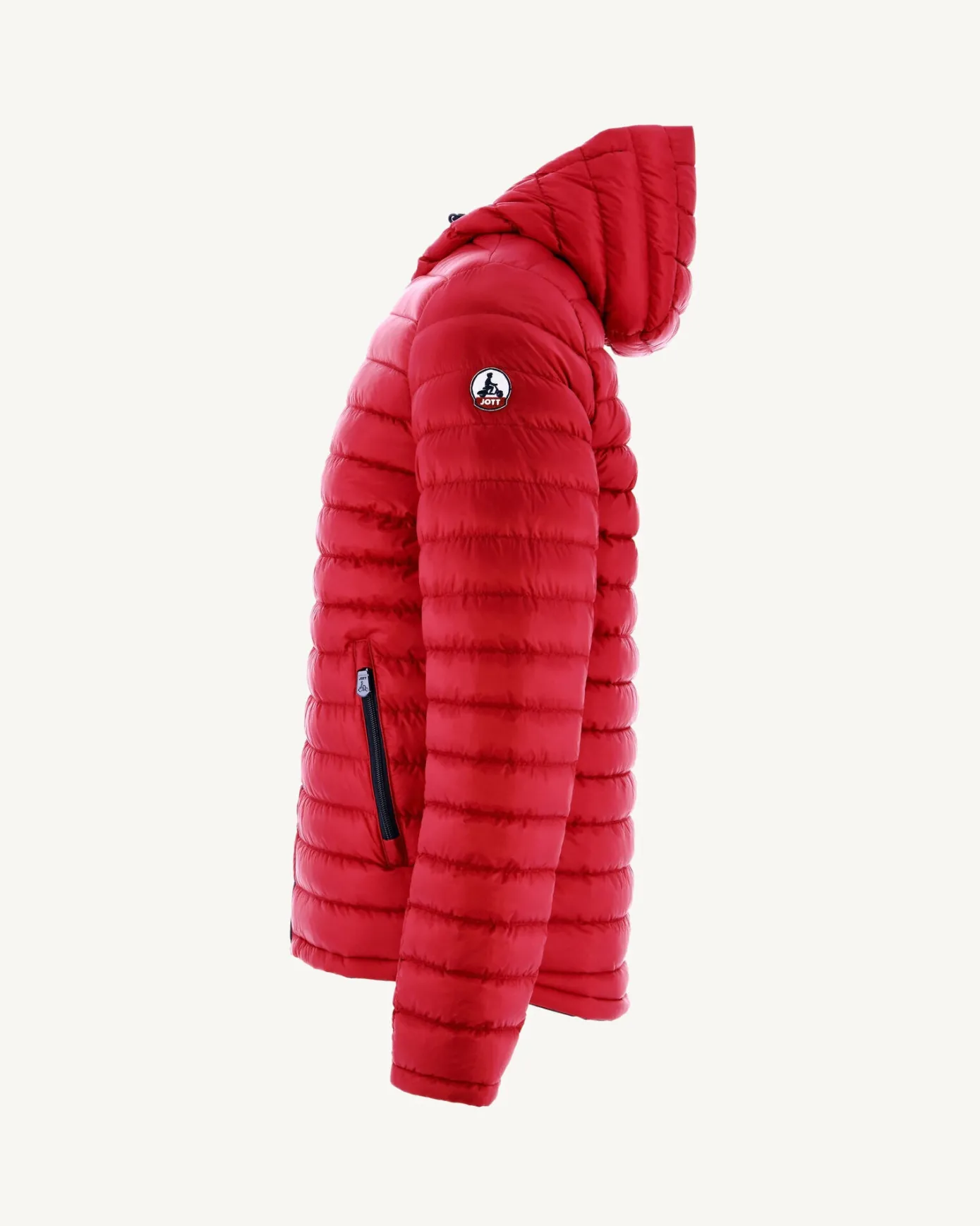 Doudoune réversible à capuche Marine/Rouge Bergen