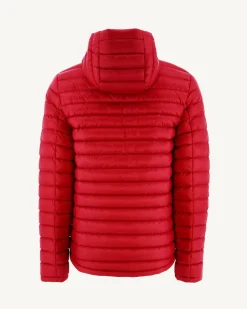 Doudoune réversible à capuche Marine/Rouge Bergen