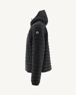 Doudoune réversible à capuche Noir Bergen