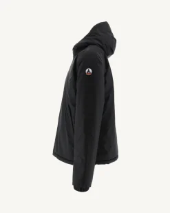 Doudoune réversible à capuche Noir Bergen