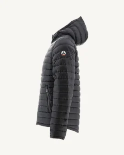 Doudoune réversible à capuche Noir Bergen
