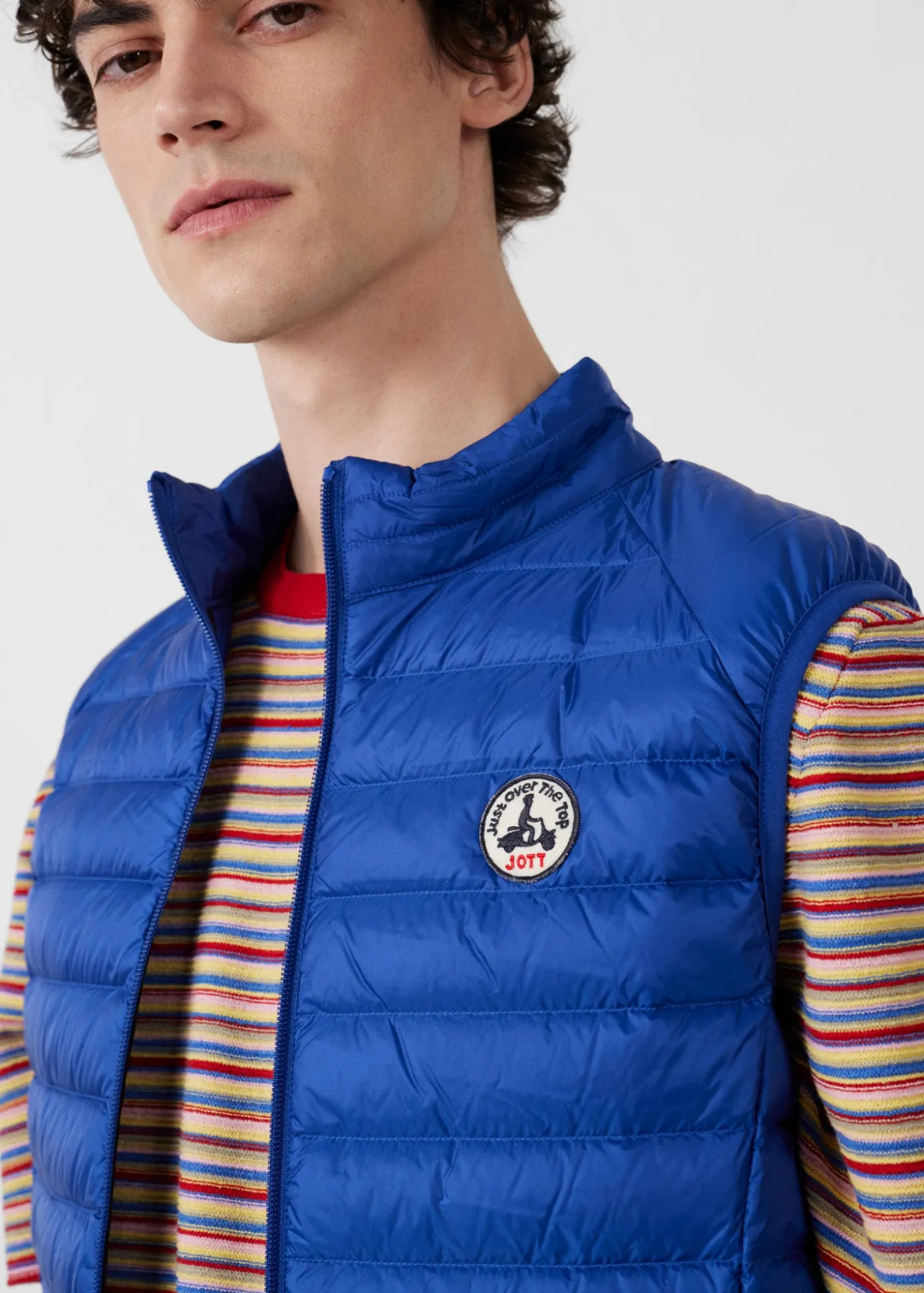Doudoune sans manches Bleu cobalt Tom