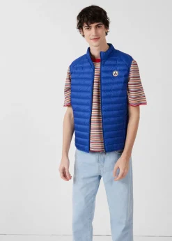 Doudoune sans manches Bleu cobalt Tom
