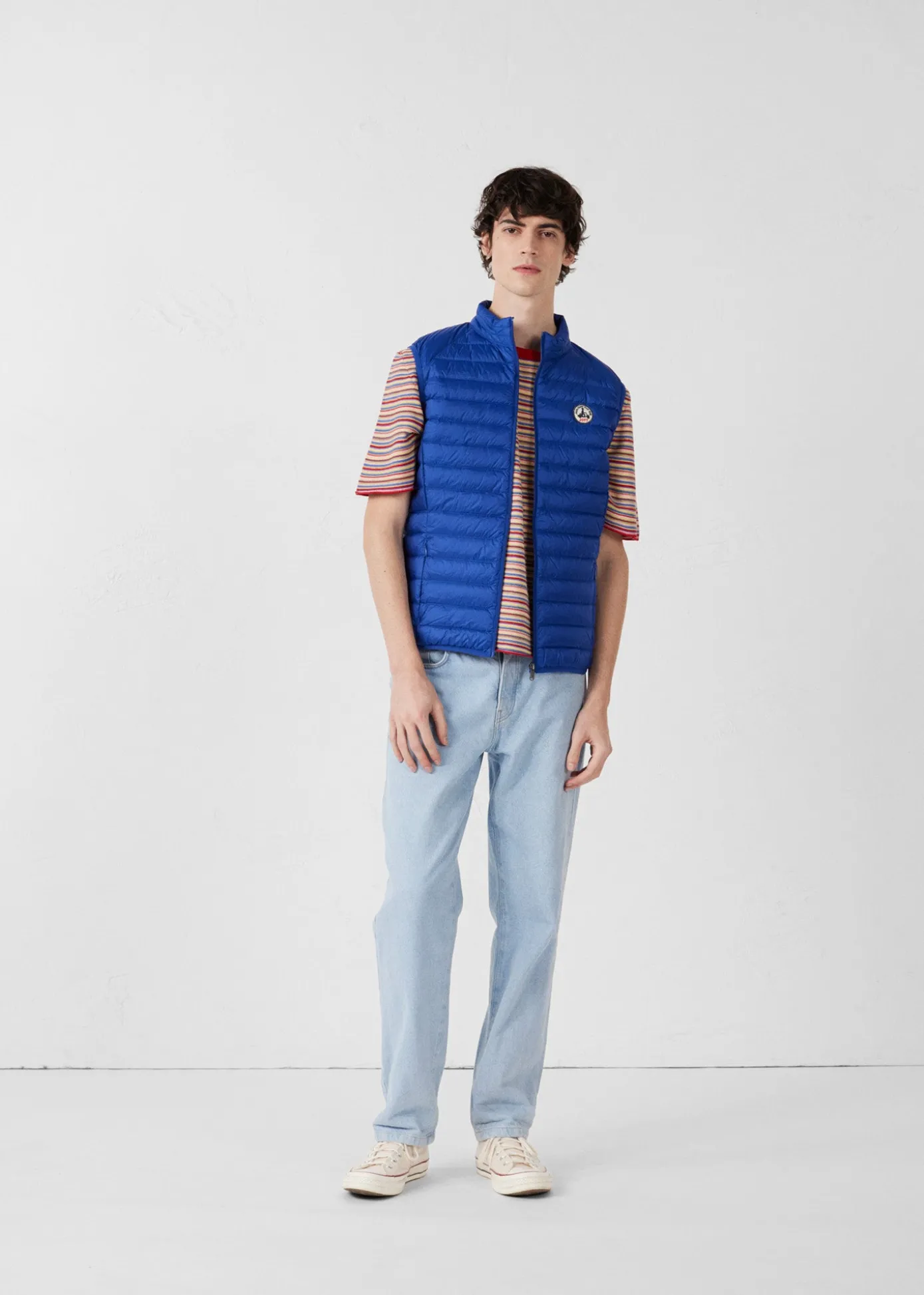Doudoune sans manches Bleu cobalt Tom