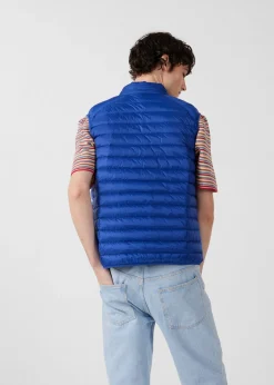 Doudoune sans manches Bleu cobalt Tom