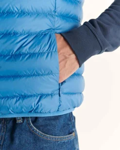 Doudoune sans manches Bleu denim Tom