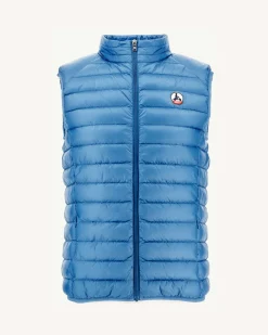 Doudoune sans manches Bleu denim Tom