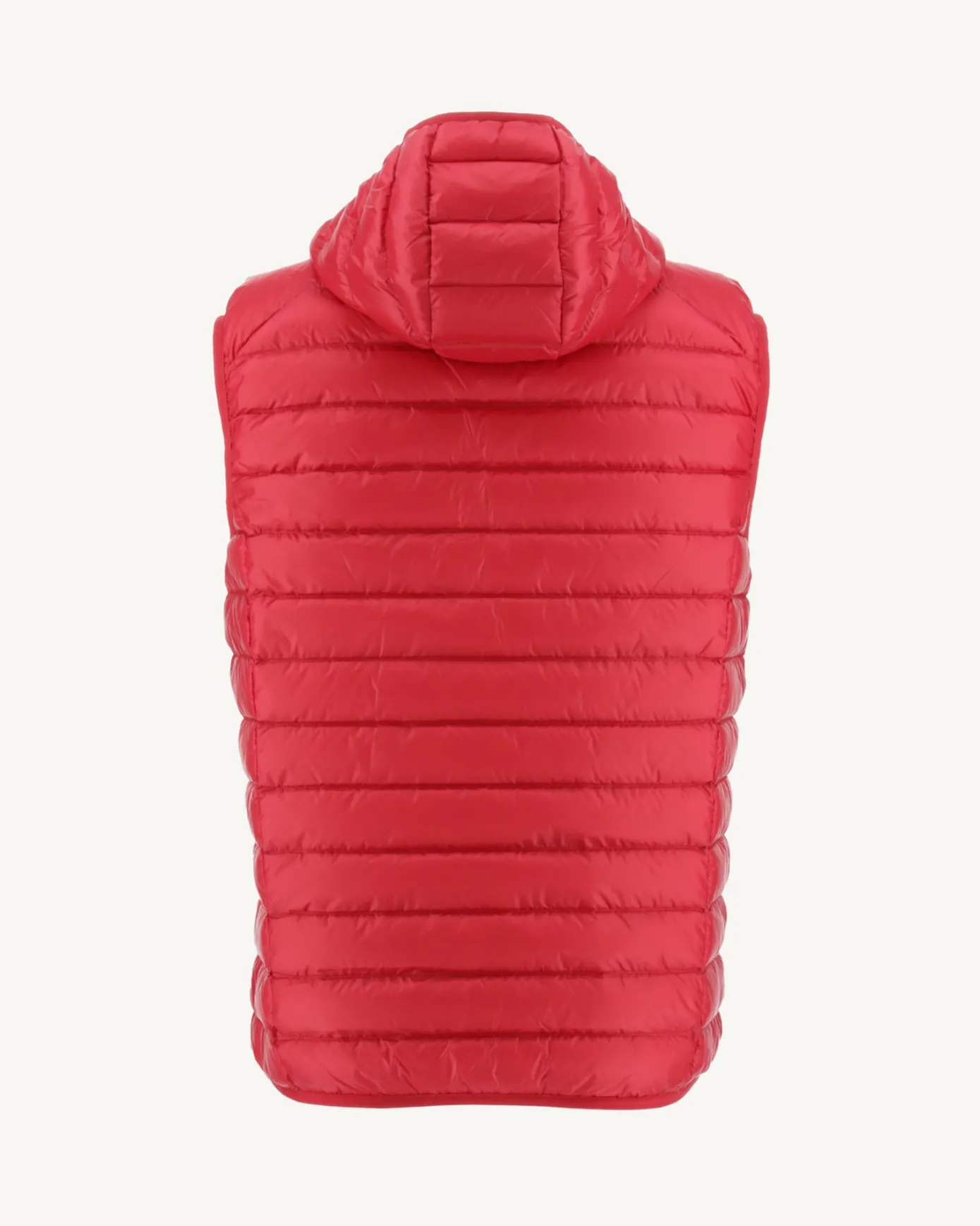 Doudoune sans manches à capuche Rouge Pat