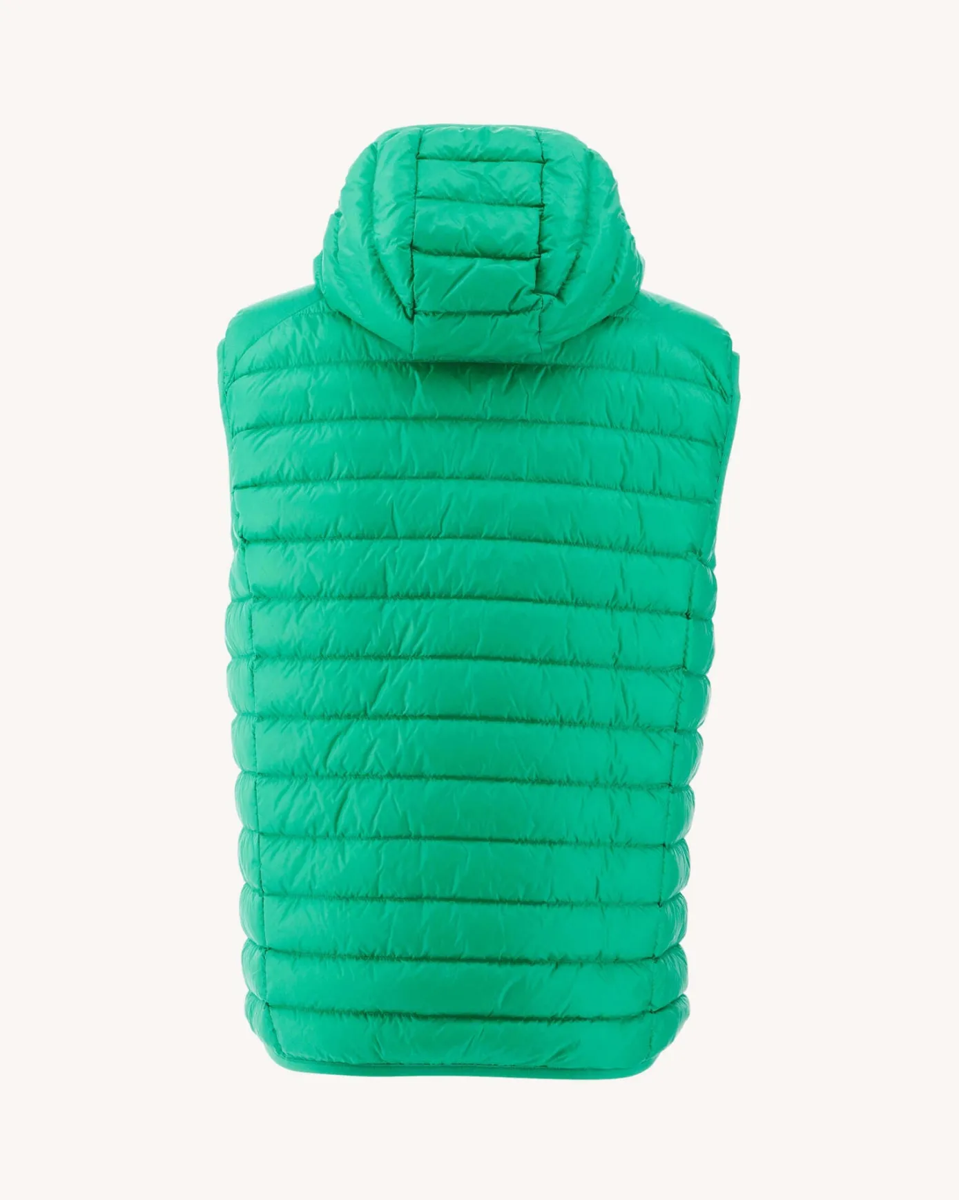 Doudoune sans manches à capuche Vert Pat