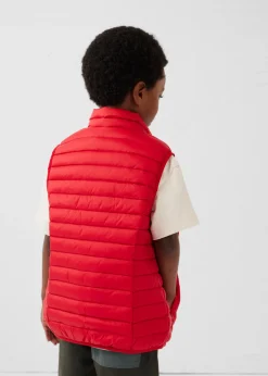 Doudoune sans manches enfant Rouge carmin Zoe