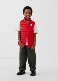 Doudoune sans manches enfant Rouge carmin Zoe