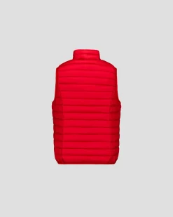 Doudoune sans manches enfant Rouge carmin Zoe