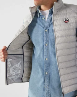 Doudoune sans manches Gris glace Tom
